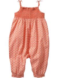Smocked romper