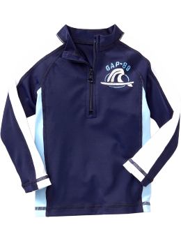Wave graphic rash guard