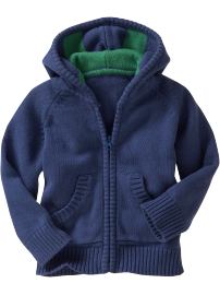 Zip-up sweater hoodie