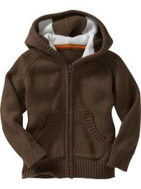 Zip-up sweater hoodie