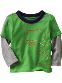 2-in-1 monster graphic T
