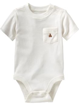 Solid pocket bodysuit