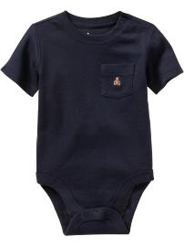 Solid pocket bodysuit