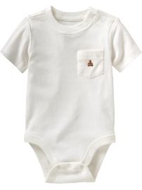 Solid pocket bodysuit
