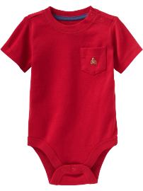 Solid pocket bodysuit