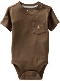 Solid pocket bodysuit