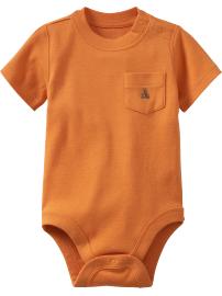 Solid pocket bodysuit