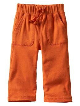 Knit pull-on pants