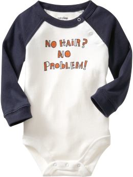 Graphic raglan bodysuit