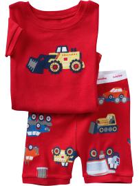 Tractor short sleep set