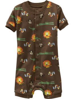 Wild animal romper
