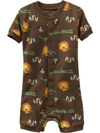 Wild animal romper