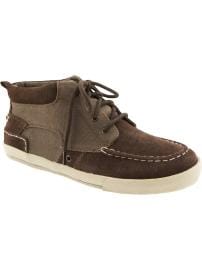 Hi-top deck shoes