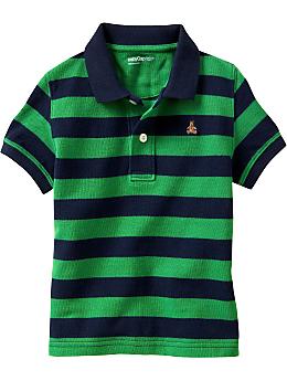 Striped polo