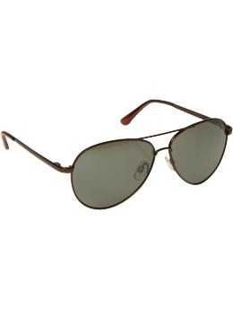 Bronze aviator sunglasses