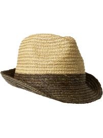 Straw fedora