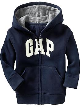 Arch logo zip-up hoodie