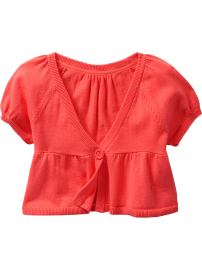 Swingy cropped cardigan