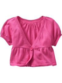 Swingy cropped cardigan
