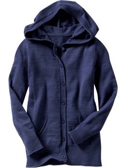 Slub knit hoodie