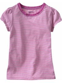 Striped short-sleeved T