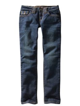 Medium wash skinny jeans