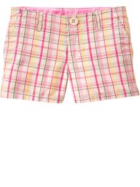 Plaid shorts