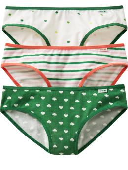 Lucky shamrock bikinis (3-pack)