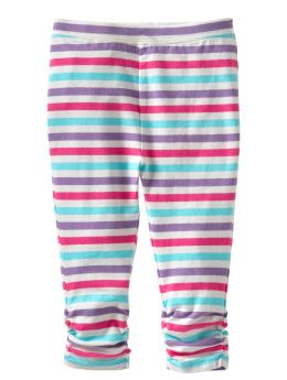 Bright gathered leggings