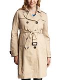 Mid-length trench coat
