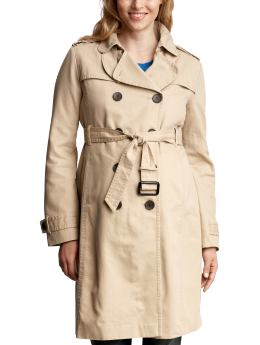 Mid-length trench coat