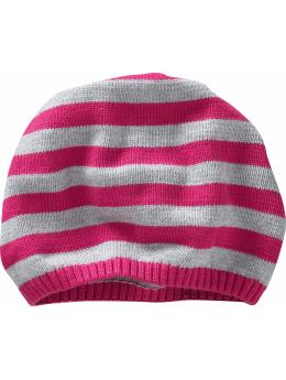 Slouchy striped hat