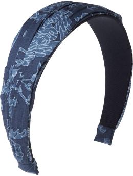 Twisted floral headband