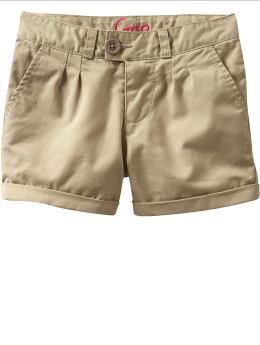 Pleated shorts