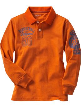 Sporty graphic polo