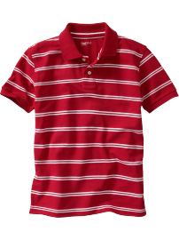 Double-striped polo