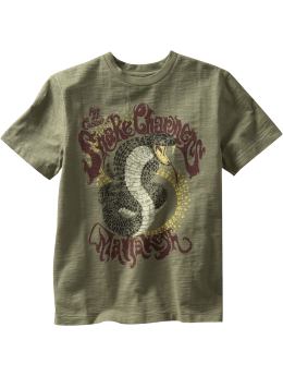 Graphic slub T