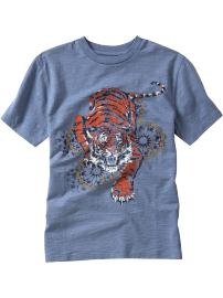 Graphic slub T