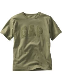 Short-sleeved arch logo T