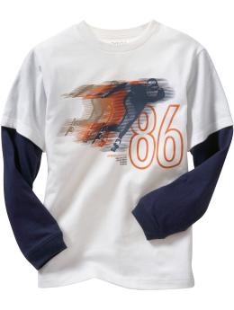 2-in-1 winter sport graphic T