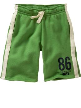 Sporty fleece shorts