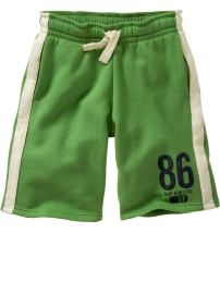 Sporty fleece shorts