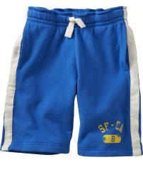 Sporty fleece shorts