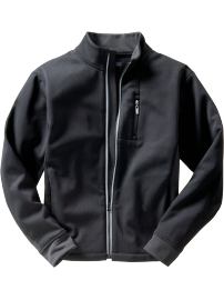 Techwear full-zip jacket