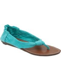 Suede sandals