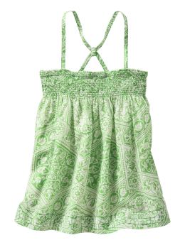 Floral smocked cami