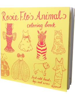 Rosie Flo's Animals coloring book