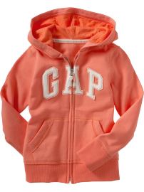 Arch logo full-zip hoodie