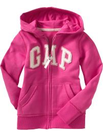 Arch logo full-zip hoodie