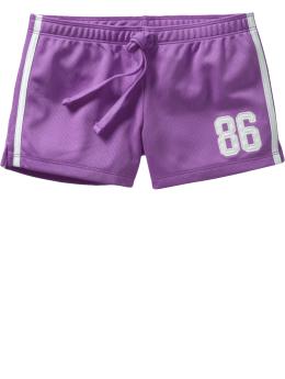 Sporty mesh shorts